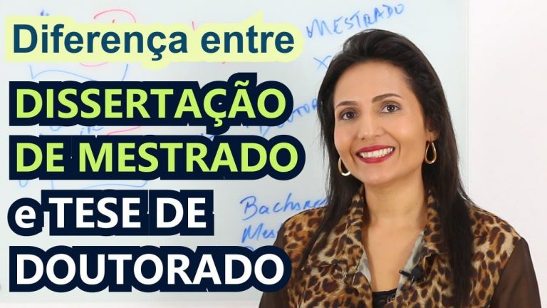 Dissertação de Mestrado e Tese de Doutorado