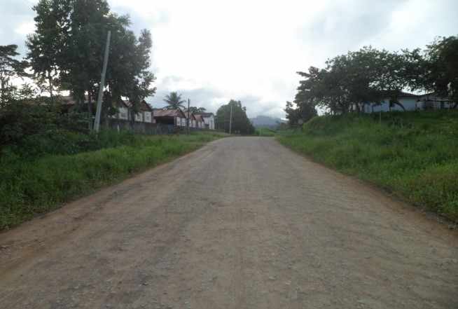 The track before. Source: Final report – service "As Built" (BAHIA, 2014).