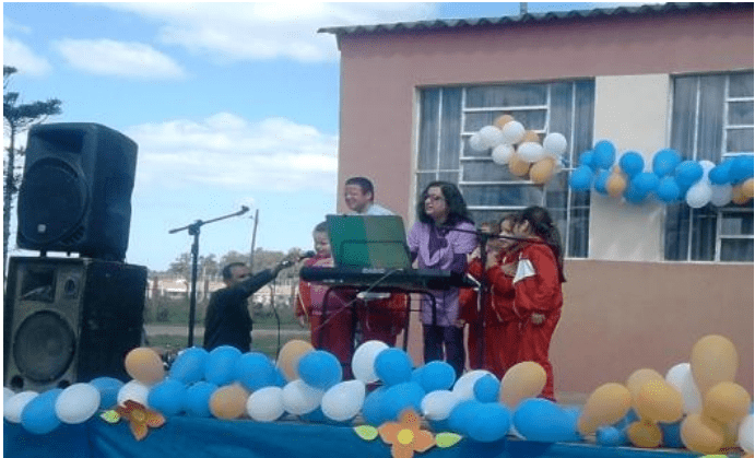 aniversário da Escola Presidente João Goulart. Fonte: Arquivo da autora - 2012