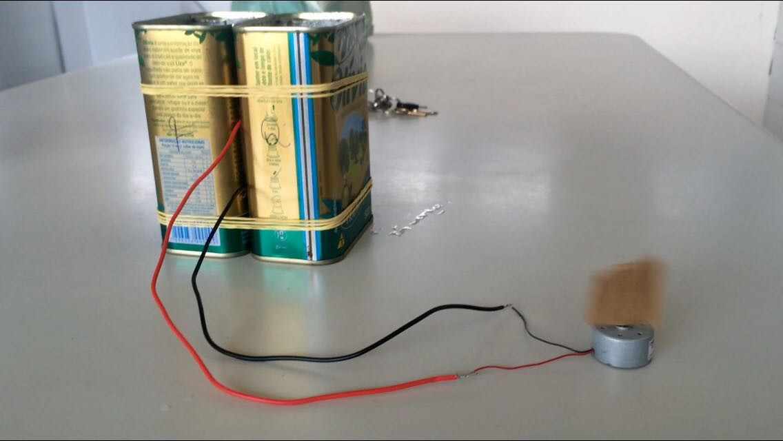 Gerador termoelétrico. Fonte: autoria própria
