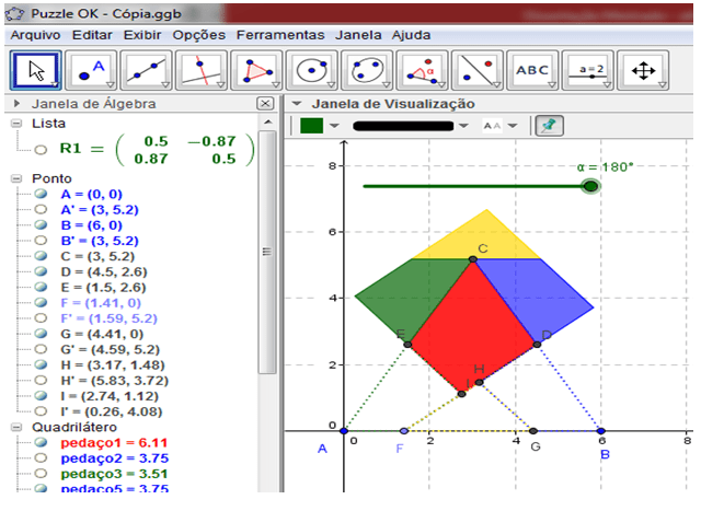 Quebra-cabeças Geométricos – GeoGebra