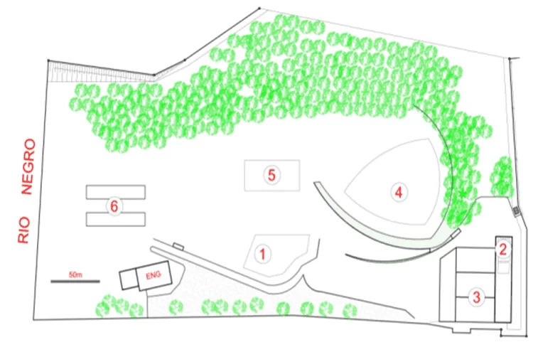 Figura 9 - Layout estaleiro Beconal. Fonte: Beconal