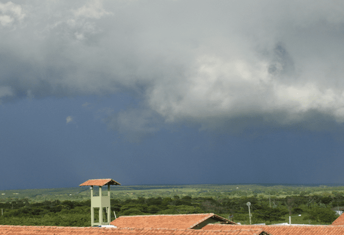 Figura 13 - VISÃO DE CIMA DOS PAVILHÕES DA PENITENCIÁRIA REGIONAL DE BOM JESU