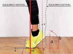 Foto 7 - Equilíbrio instável e estável - (Adaptado por CHERVENKO). Fonte: http://www.axialind.com. Desenho: Fábio Fafers