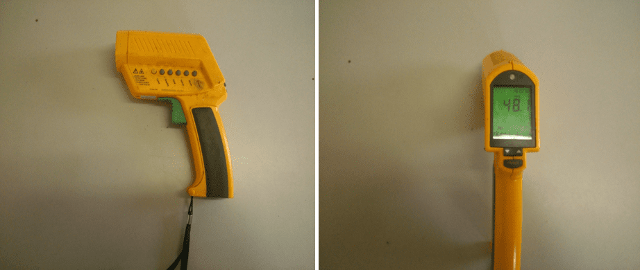 Figura 7 - Termômetro infra vermelho (Raytek) da marca Fluke.