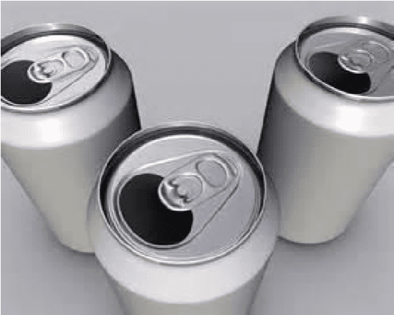 Figura 31 – Latas de alumínio. Fonte: Núcleo de meio ambiente