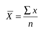 Equação 5 - Fórmula do Cálculo da Média Aritmética dos Mecanismos e Componentes. Fonte: Dados da pesquisa (2015).