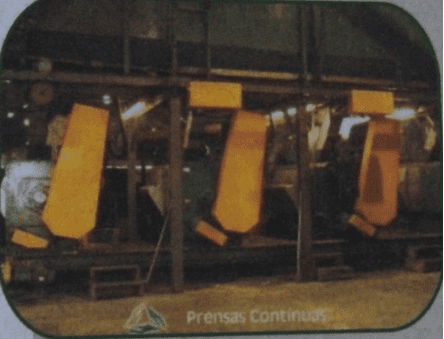 Figura 11: Prensas Contínuas. Fonte: Catálogo disponibilizado pela empresa Grande Rio Reciclagem Ambiental