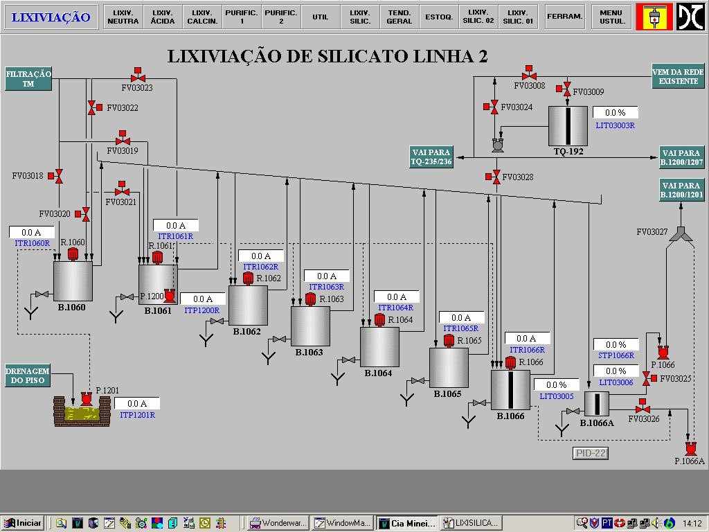 Abbildung 12-01 Linie von Silikat Auslaugung vor der Installation der Instrumente. Quelle: Firma-Datei.