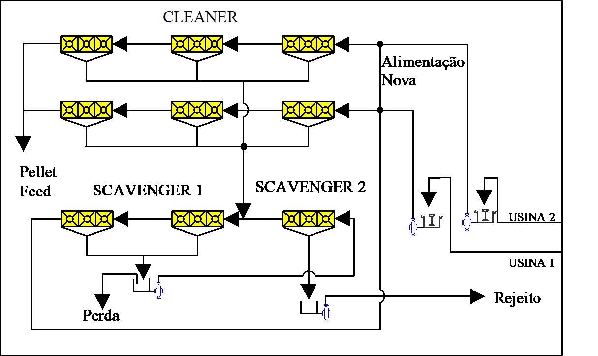 Figura 2 – Circuito de Flotação