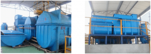 Figura 1 - Estação físico química de tratamento de efluentes sanitários utilizadas na indústria Acumuladores Moura S/A (Belo Jardim, Pernambuco, Brasil) Fonte: adaptado de Santos, (2017).