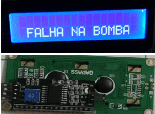 Figura 11: Display LCD e o modulo I2C. Fonte: Elaborado pelo autor