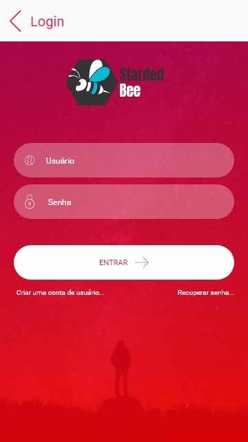 Figura 20: Tela de login. Fonte: elaborada pelo autor