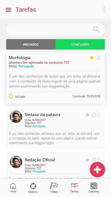 Figura 30: Tela com todas as tarefas. Fonte: elaborada pelo autor