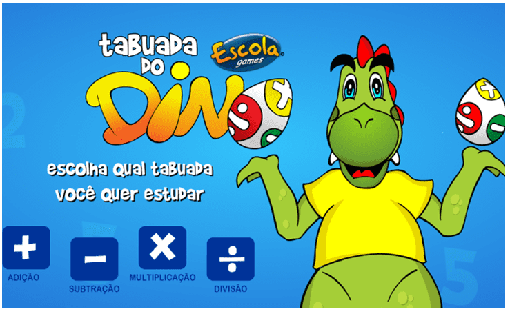 Escola Games: Mestre da tabuada