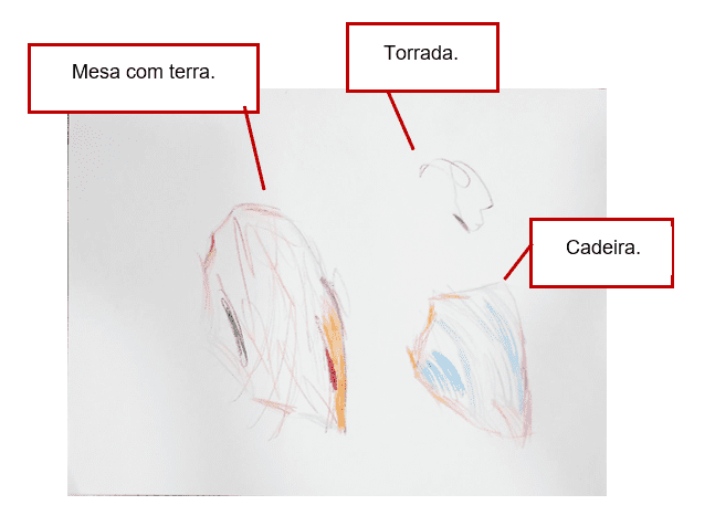 Crianças No Jardim De Infância Desenham E Pintam Em Ilustração De