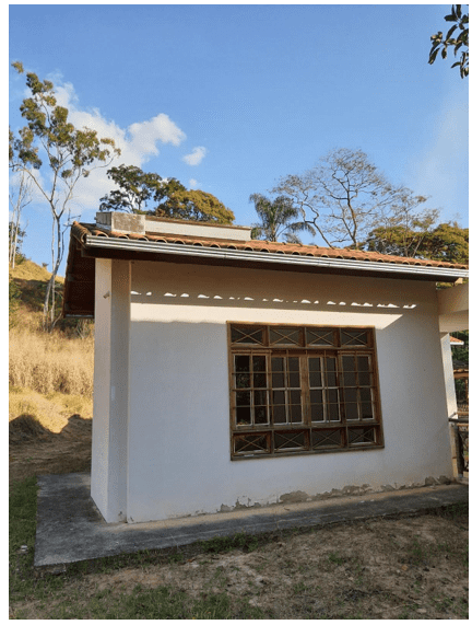 Quarto eficiente visto externamente