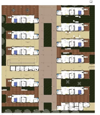 Planta de layout habitação térreo