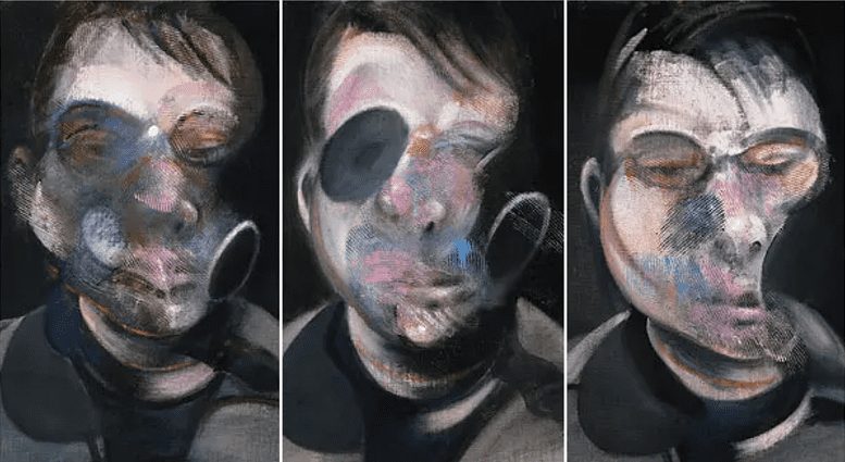 Three Studies for Self-Portrait (1976); de Francis Bacon