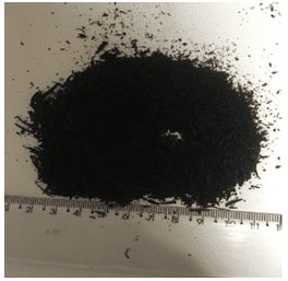 Resíduo de borracha de pneu