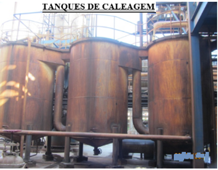 Reatores de calagem.