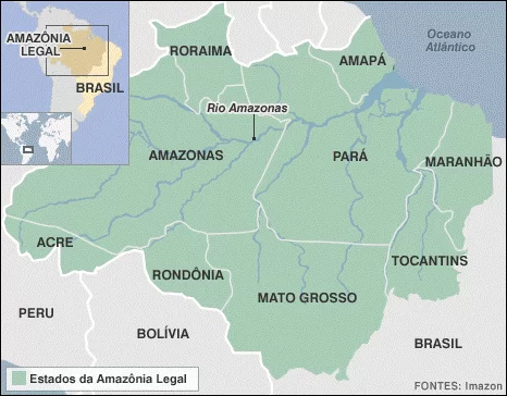  Stati dell'Amazzonia legale