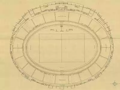 Figura 6 - Planta da visão aérea do Estádio Vivaldo Lima