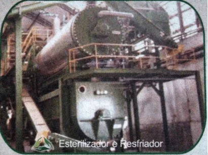 Figura 12: Esterilizador e Resfriador. Fonte: Catálogo disponibilizado pela empresa Grande Rio Reciclagem Ambiental