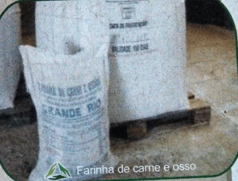 Figura 14: Farinha de Carne e Osso esterilizada e tratada. Fonte: Catálogo disponibilizado pela empresa Grande Rio Reciclagem Ambiental