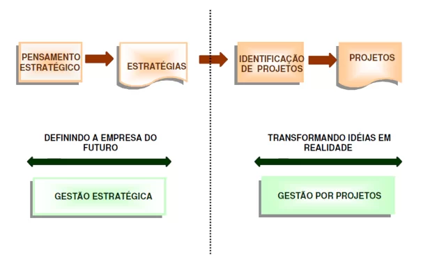 Figura 3-strategia e progetto gestione fonte: disponibile presso: < http://www.fee.unicamp.br/ieee/Arquivo%20Fundamentos%20de%20Gerenciamento%20de%20Projetos.pdf srcset=