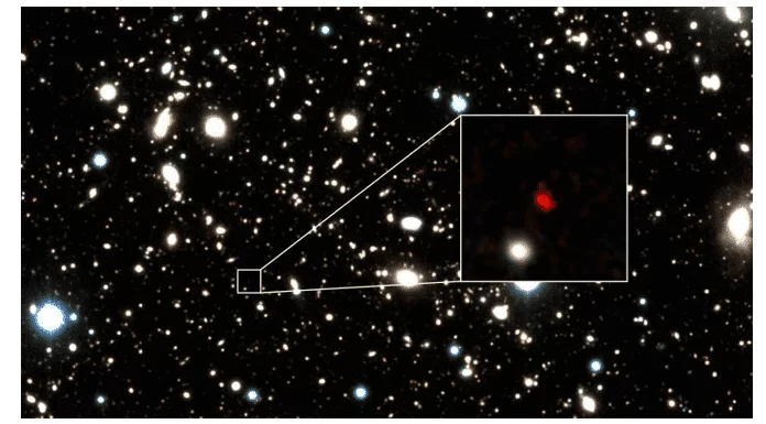 Fotografia da galáxia mais distante já observada