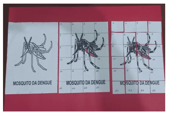 Criação e montagem do quebra-cabeça.