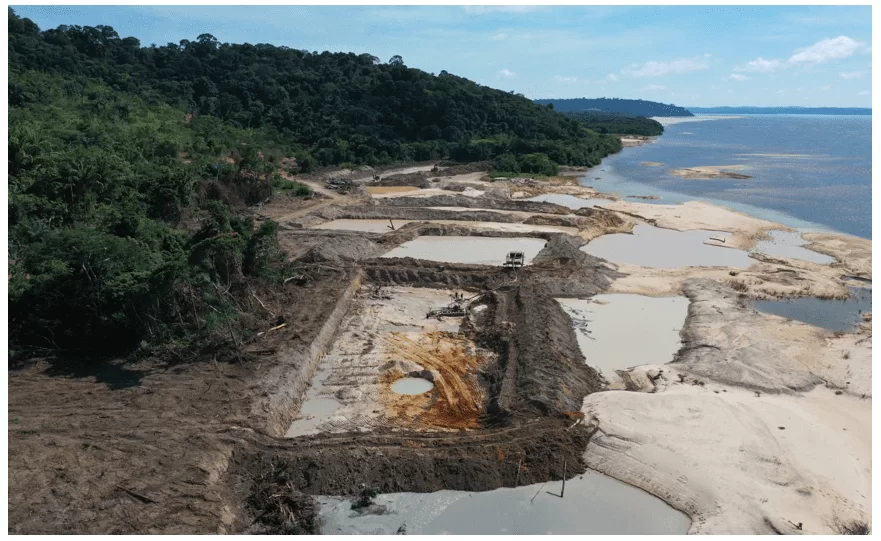 Cavas abandonadas, Garimpo do BatalhaItaituba