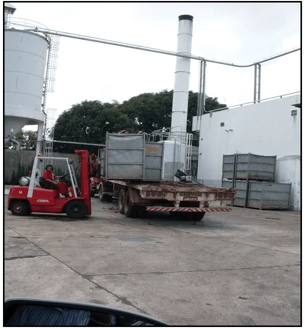 abastecimento das caldeiras com madeira autorizada pelo IBAMA.
