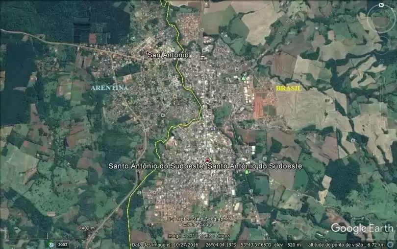 Figura 15 – Mapa do Município. Fonte:Google Earth