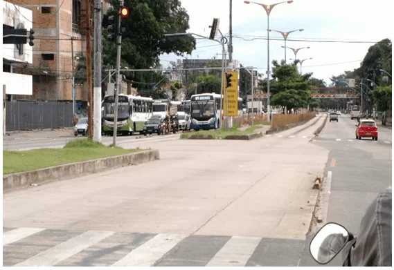 Figura 2 - Trecho da Avenida Almirante Barroso. Fonte: AUTOR