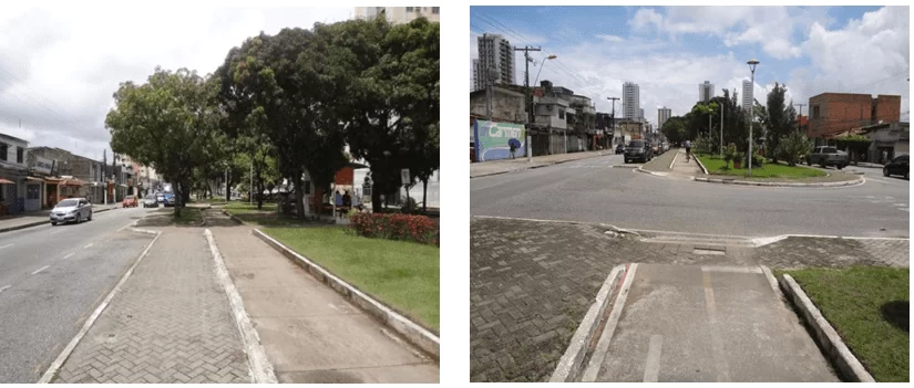 Figura 4 - Trecho da Avenida Marquês de Herval. Fonte: AUTOR