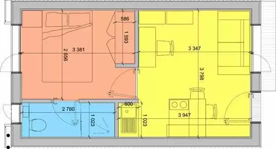 Figura 4 - Layout do Apartamento
