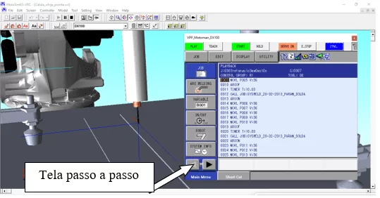 Visualização de movimentação ponto a ponto